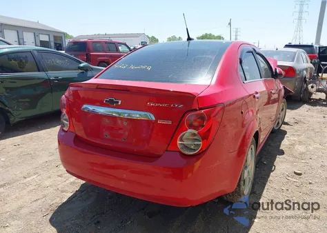 2013 Chevrolet Sonic Ltz Auto z USA, uszkodzony, nr VIN 1G1JE5SB1D4189654